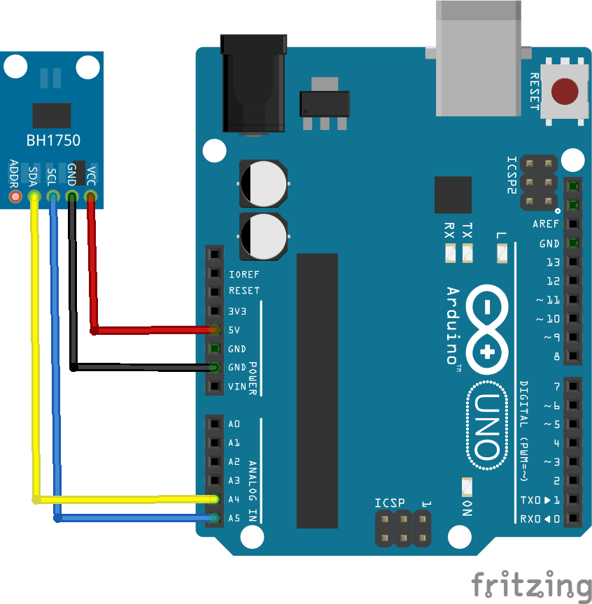 arduino and bh1750 bb