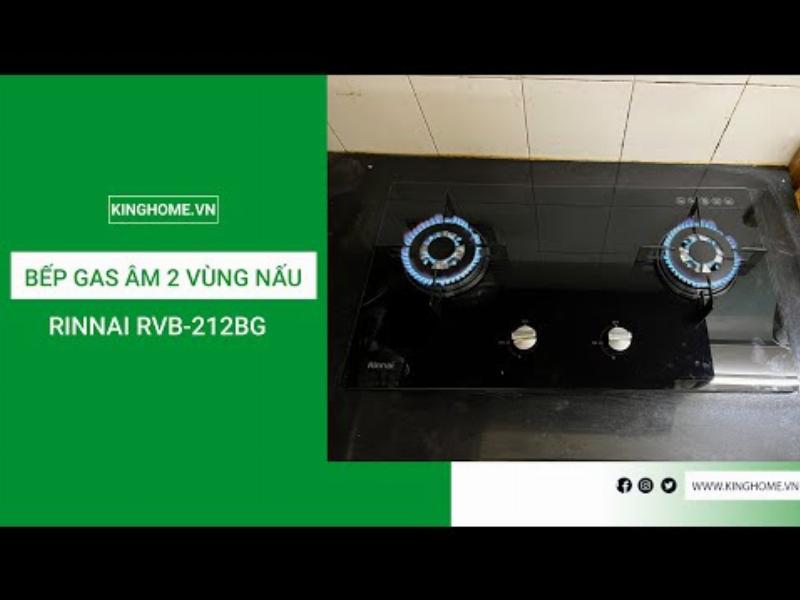 Bếp gas âm Rinnai RVB-212BG