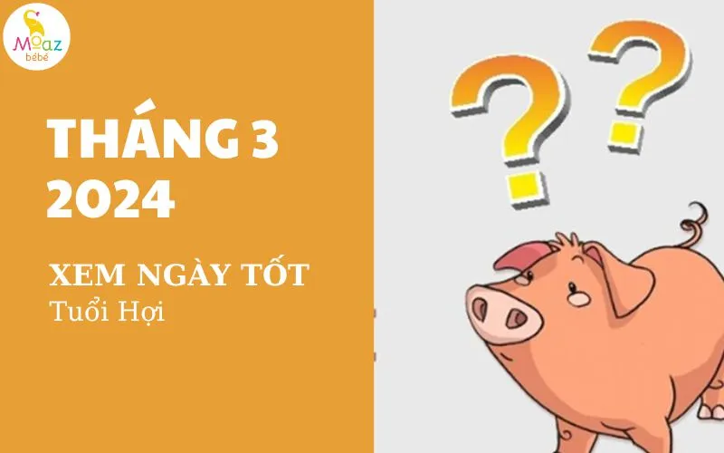 Các ngày tốt tháng 3 năm 2024 phù hợp với tuổi Hợi