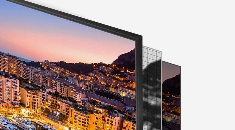 "Cạnh viền mỏng của Smart Tivi Samsung 4K 49 inch"