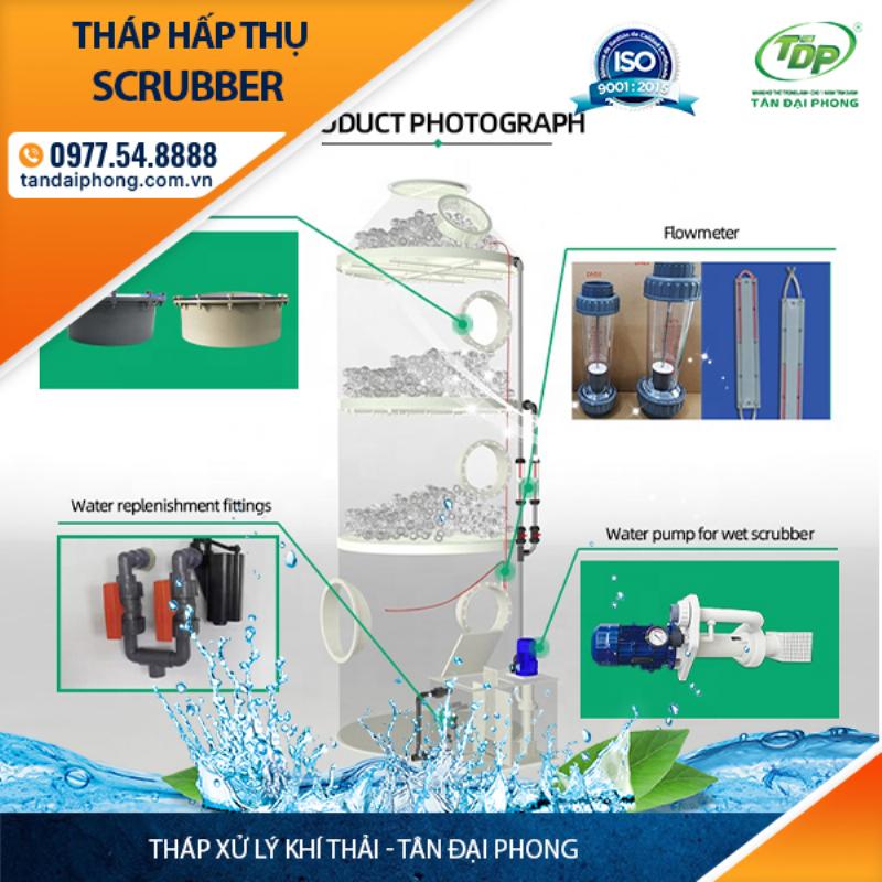 Câu Tạo Bên Trong Tháp Hấp Thụ Bằng Nhựa PP