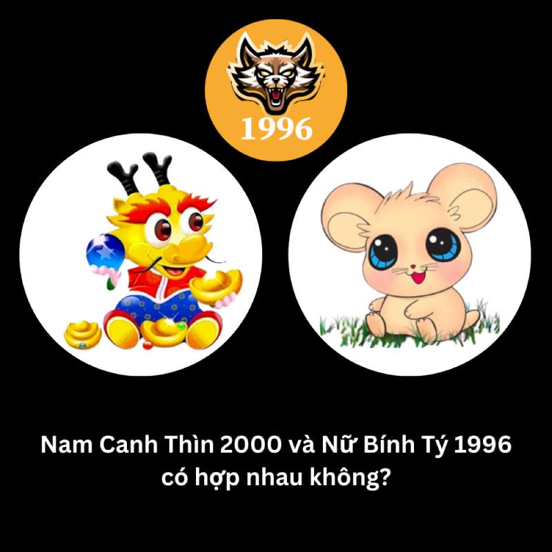 Chồng Canh Thìn 2000 vợ Bính Tý 1996 có hợp nhau không? Cưới năm nào?