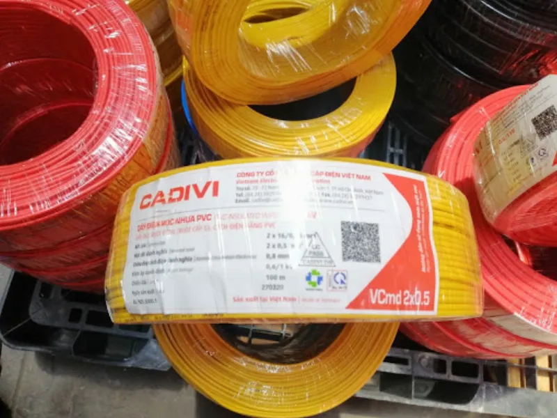 Dây điện Cadivi 2x1.5mm