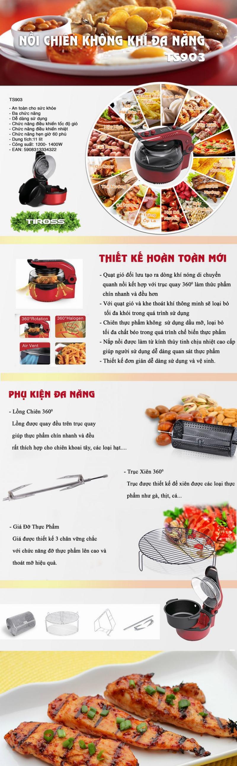 Món ăn ngon từ nồi chiên chân không