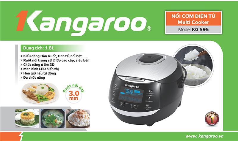 Nồi cơm điện tử Kangaroo KG595