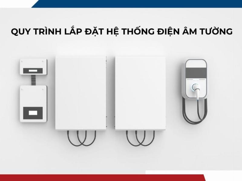 Quy trình lắp đặt hệ thống điện âm tường