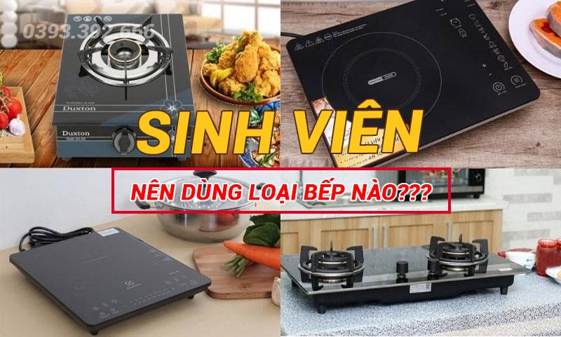 sinh viên nên dùng loại bếp nào?