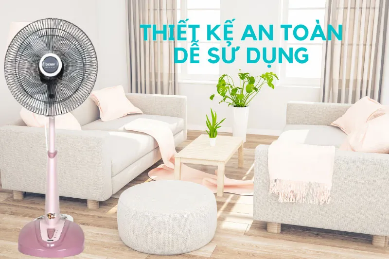 Quạt cây lửng Benny BF-41SL Thái Lan an toàn dễ sử dụng