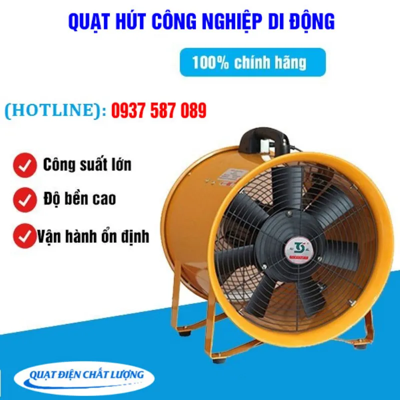 quạt hút công nghiệp di động