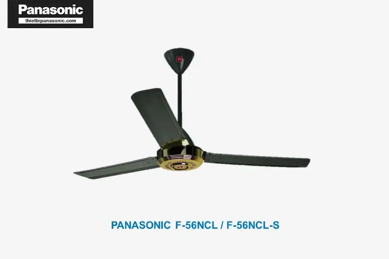 Quạt trần 3 cánh Panasonic F-56NCL giá rẻ, chất lượng cao với màu đồng cổ điển sang trọng