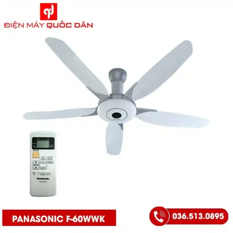 Quạt trần Panasonic F-60WWK 5 cánh