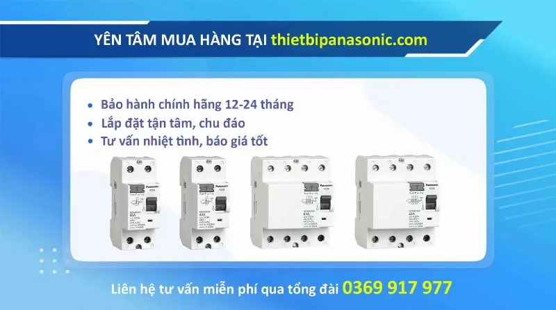 Yên tâm mua CB chống giật chính hãng tại thietbipanasonic.com