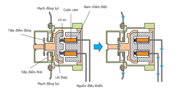 cau tao contactor khoi dong tu